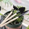 Garden Tool Set  Metal Mini Spade Rake Small Potting Planting Hand Tools for Flowers Herbs