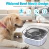 Pet Supplies Cat Water Bowl Dog Drinking Bowl Pet Floating Cat Bowl Splash-proof Transparent Large Capacity 2L Water Dispenser