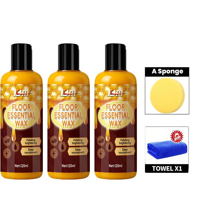 Natural Beeswax Restoration and Care Cream for Wooden Objects, Suitable forFloors,Countertops, Doors and Windows