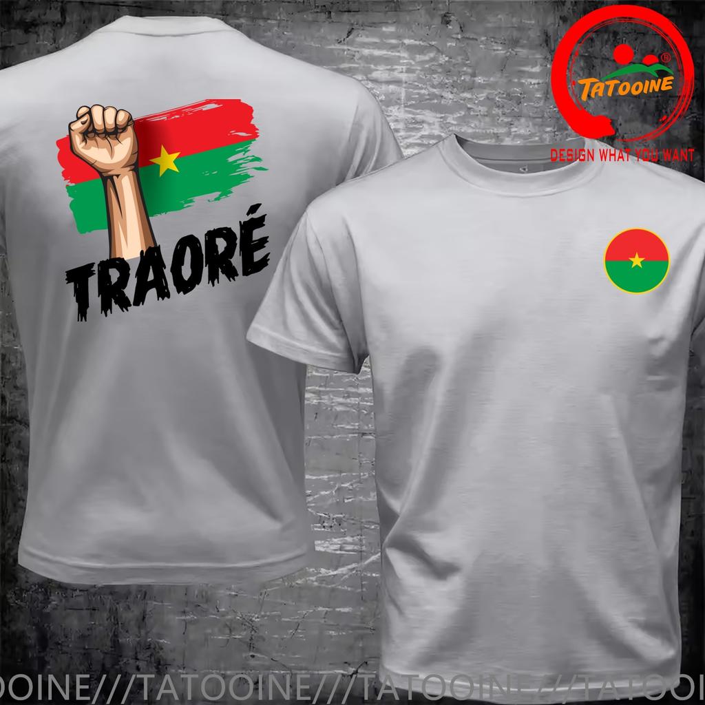 Funny Design Burkina Faso Ibrahim Traor Thomas Sankara Burkina Faso Flag African SRed Doublet Unisex Fashion Trendy Casual Cloth