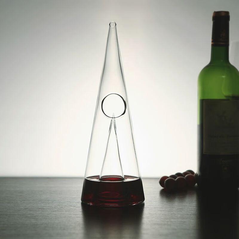 Artistic Nordic Handmade Glass Wine Decanter