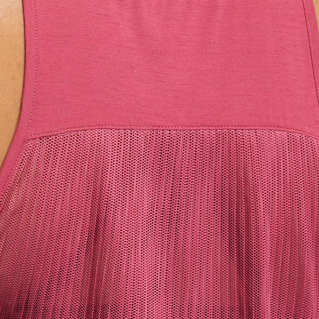 adidas Regata de Dança Solta Respirável Gola Redonda Colete Esportivo Tops Femininos Rosa GM2767