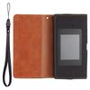 Étui Compatible Gigaset MR1, Cuir, avec Sangle, Noir Oxford, pour Routeurs Wi-Fi Mobiles