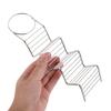 Stainless Steel Taco Stand Rack Multi-Slot Tortilla Holder With Salsa Cups Taco Presentation Display For Kitchen