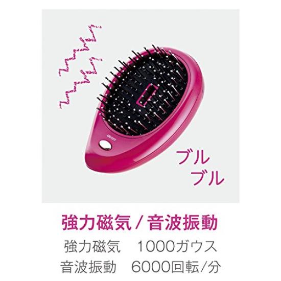 Koizumi Reset Sonic Vibration with Battery Vivid Pink Brush, Magnetic, Cover, Operated, KBE-2920/VP