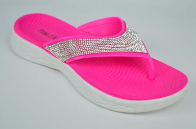 Parmak arası terlik Prima d'Arte JX01 36 Crimson rhinestones