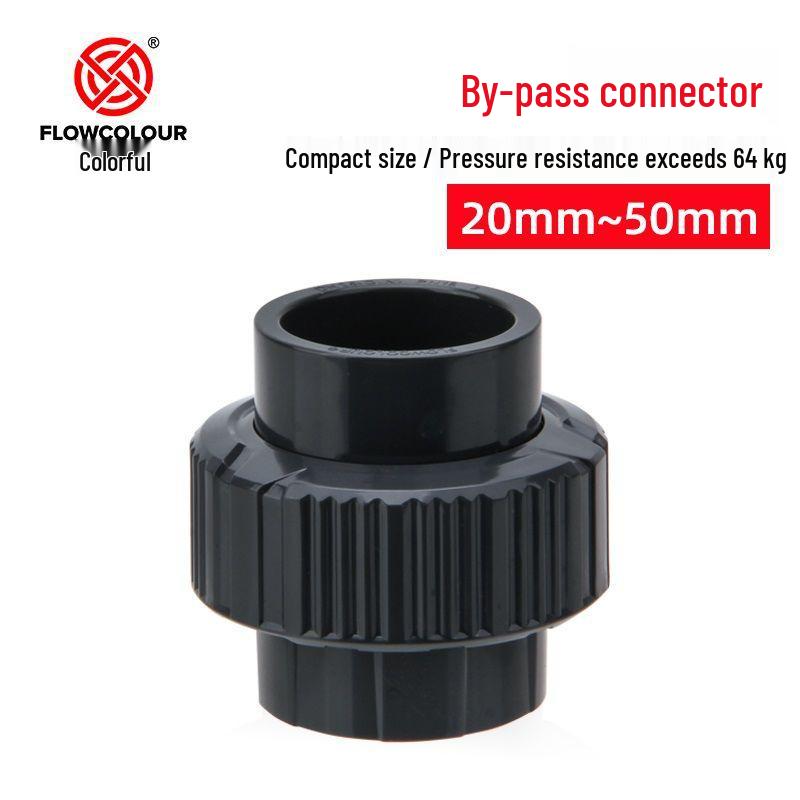 Colorful PVC UPVC Water Pipe Fittings Double Union Quick Connector 4-Point 6-Point