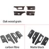 For Land Rover Freelander 2 2012-15 Car Glass Lift Switch Panel Trim Cover Frame ABS Oak Wood Grain Car Accessories