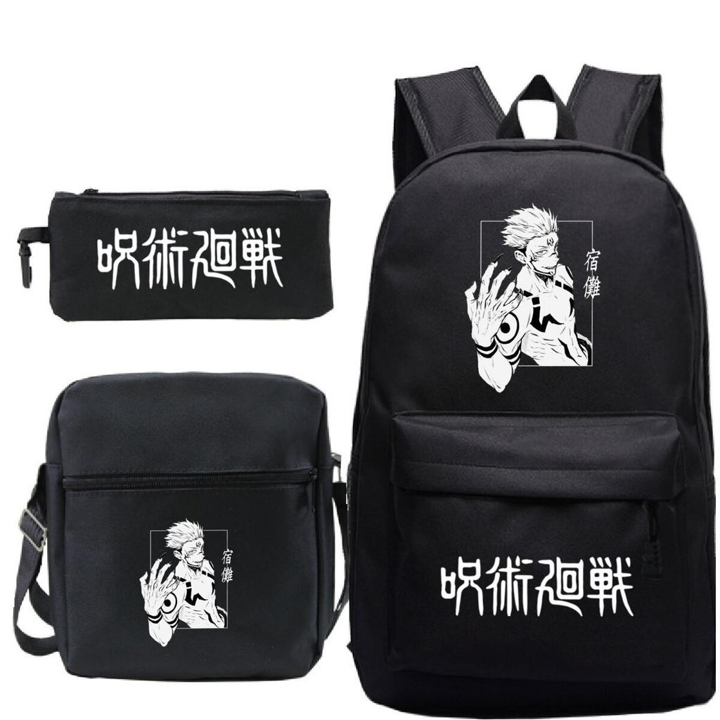 New Animation Peripheral Printing Children's Fashion Backpack Japanese Trend Primary and Secondary School Student Schoolbag Set