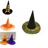 Wig Witch Hat In Black Red And Orange Great For Halloween Party And Dress-up