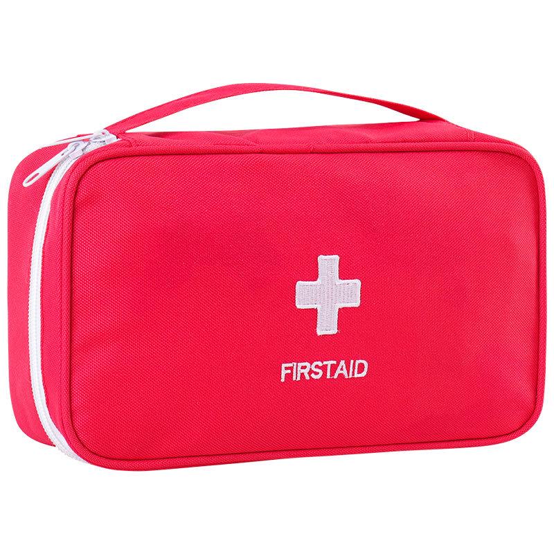 Portable Outdoor Emergency First Aid Kit: Large Epidemic Prevention Organizer and Storage Bag