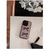 Gentle Style Pattern Bow Is Suitable for Apple iPhone17/16 Mobile Phone Case 14 Water Condensation 15 Epoxy Air Niche