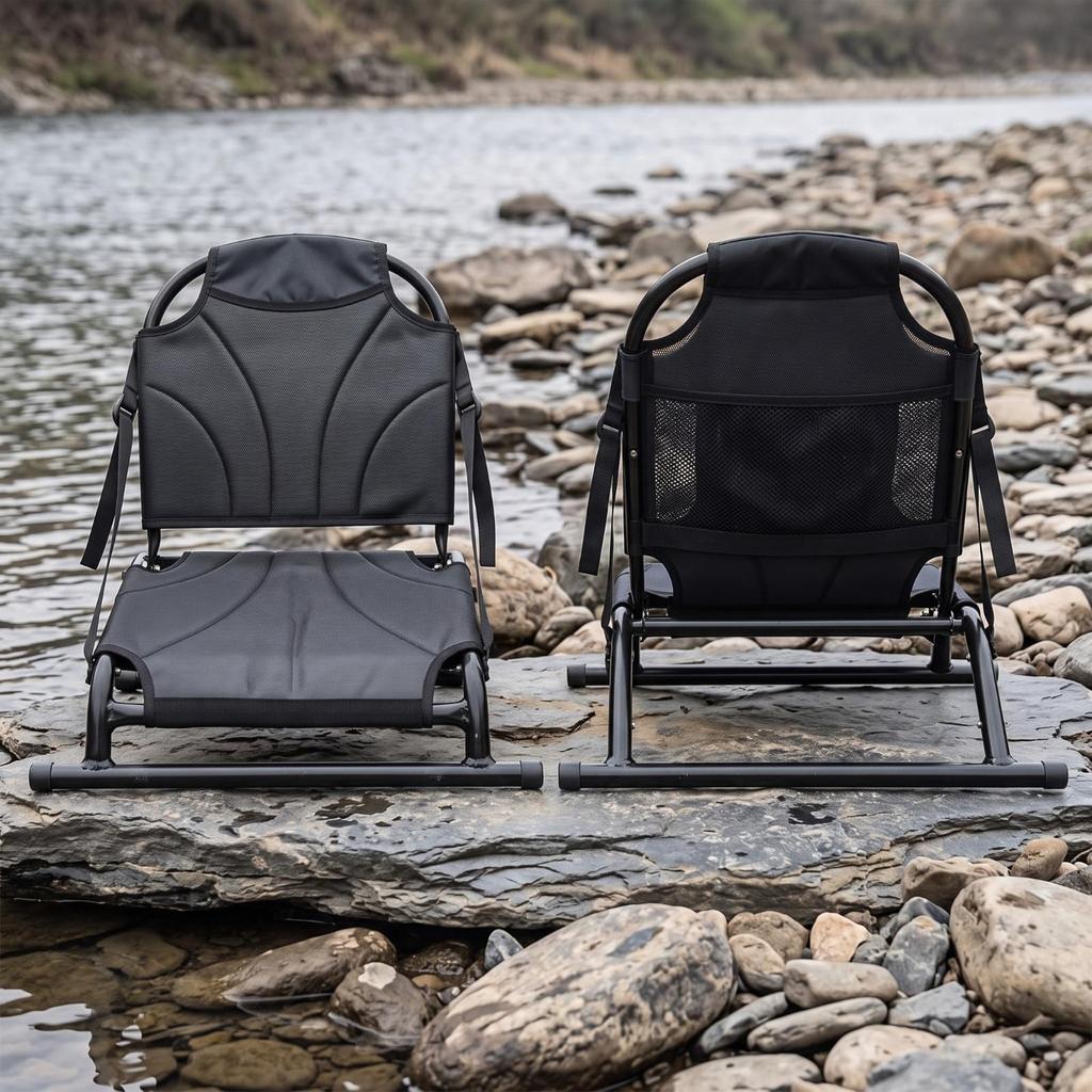 Kayak Seat with Adjustable Recline Robust Cushion Universal for Paddleboarders
