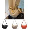 Urban Minimalist Nylon Crossbody Bag With Zipper Pockets For Daily Use