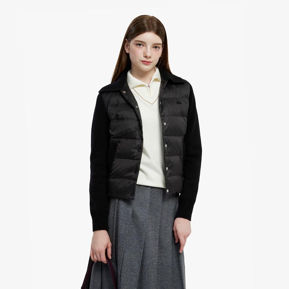 Lacoste Women's Knit Patch Lightweight Down BF354E-55N031