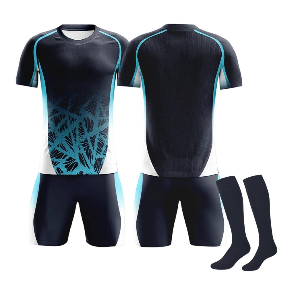 DIY Custom Adult And Children Three-piece Football Uniforms