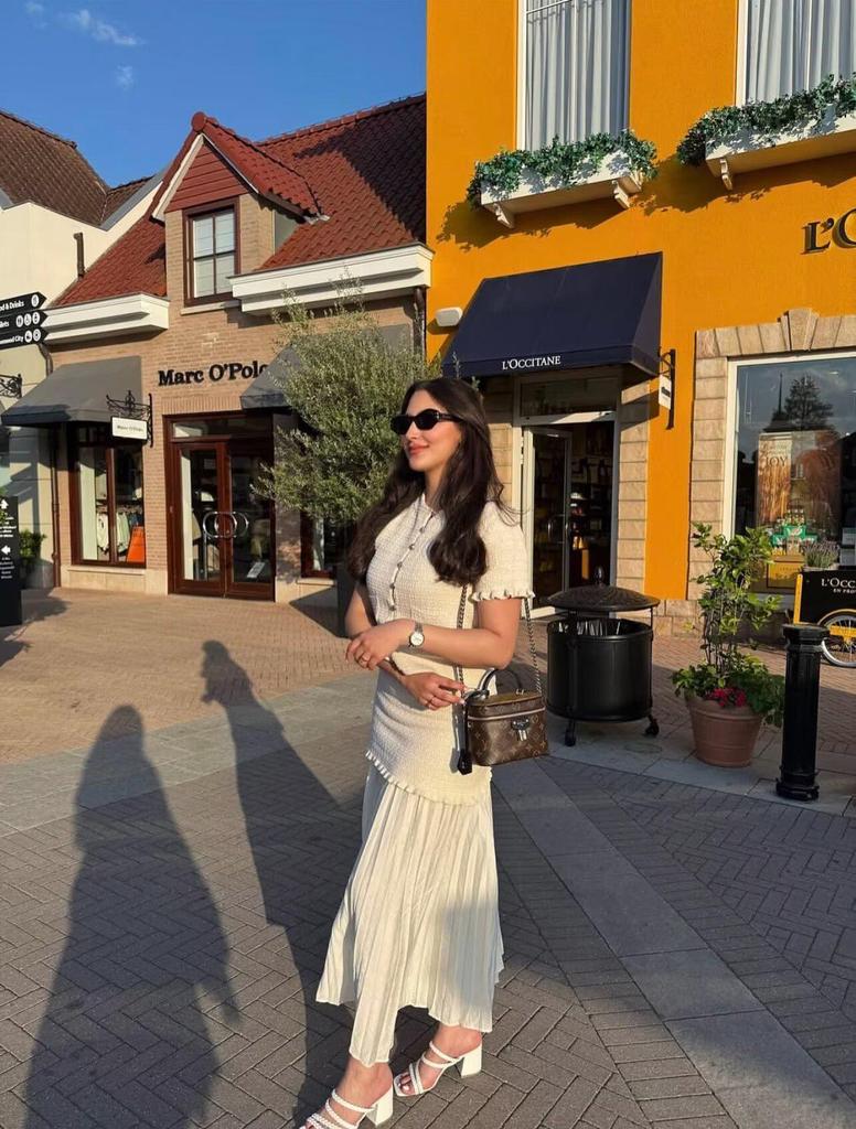 2025 Summer European & American Style Elastic Knitted Tube Top & Midi Skirt Set