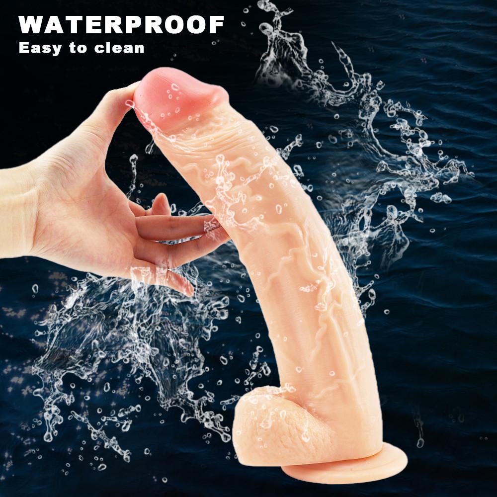 Skin Soft Silicone Realistic Dildo with Powerful Suction Cup G Spot Stimulate Toys for Woman Dildo Female Masturbator