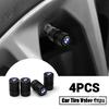Car Wheel Tire Valve Stems Cap Air-dust Waterproof Protect Accessories For BMW 1 2 3 Series X1 X5 X6 E34 E46 E39 E38 E90 sticker fszp41