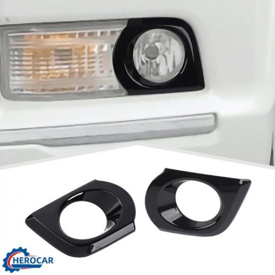 Front Bumper Fog Light Lamp Frame Trim Cover Bezel for 4Runner 10-13 Gloss Black