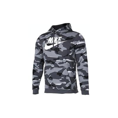 Nike Sportswear Club Fleece Camo Pullover Hoodie Grey AR2868-065