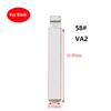 10pcs 58# VA2 KD Remote Key Blade for Peugeot Citroen Renault for Keydiy Xhorse VVDI JMD Metal Uncut Blank Flip Remote Key Blank