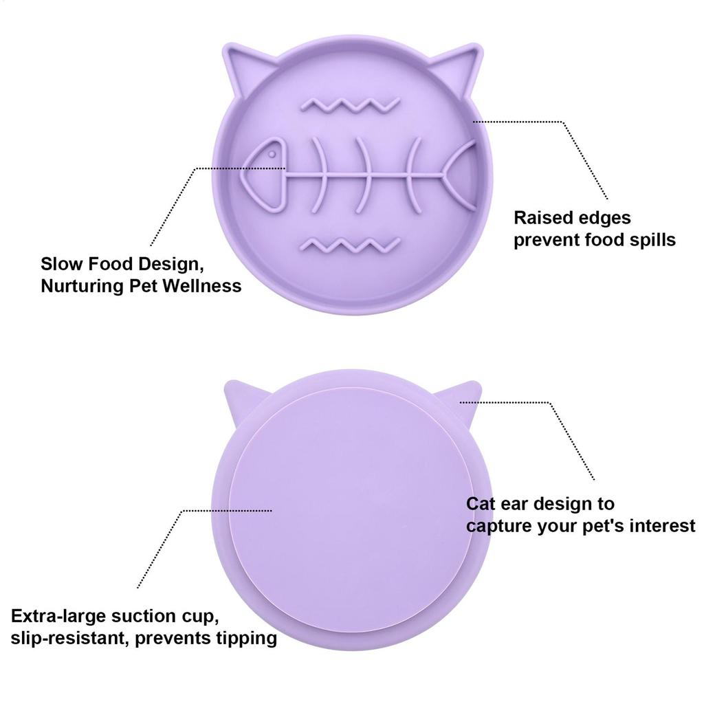 Slow Feeder Bowl Puzzle Non Slip Puppy Dish Dog Slow Dish For Indoor Living Room Outdoor Mealtime Digestion Clean Floor Feeding