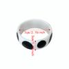 Hip Hop Resin Polka Dot Bangles Round Wide Candy Color Bracelets Fashion Jewelry  Unisex