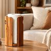 Freestanding Wooden Paper Towel Holder Waterproof Vertical Paper Towel Rack  Dining Room