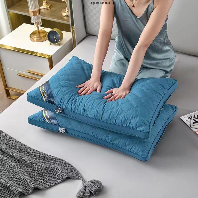 Feather Velvet Soft Pillow Set - Two-Pack for Adults