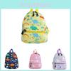 Adorable Cartoon Backpack For Kids Breathable Nylon School Bag With Reflective Strips