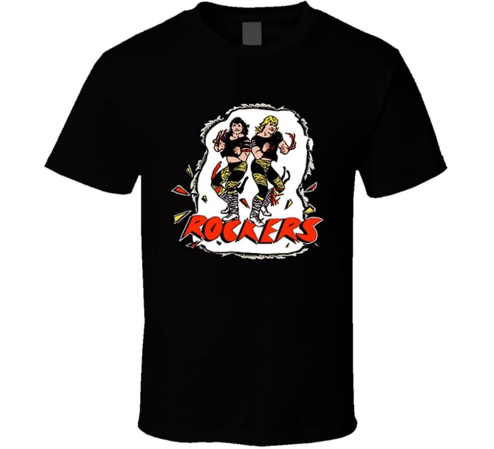 Футболка унисекс с изображением The Rockers WWF Tag Team Legends Wrestling S