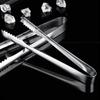 Stainless Steel Mini Food Clips For Sugar Cubes Ice Cube Tweezers Cute Baking Pastry Cake Decoration Candy Dessert Clips