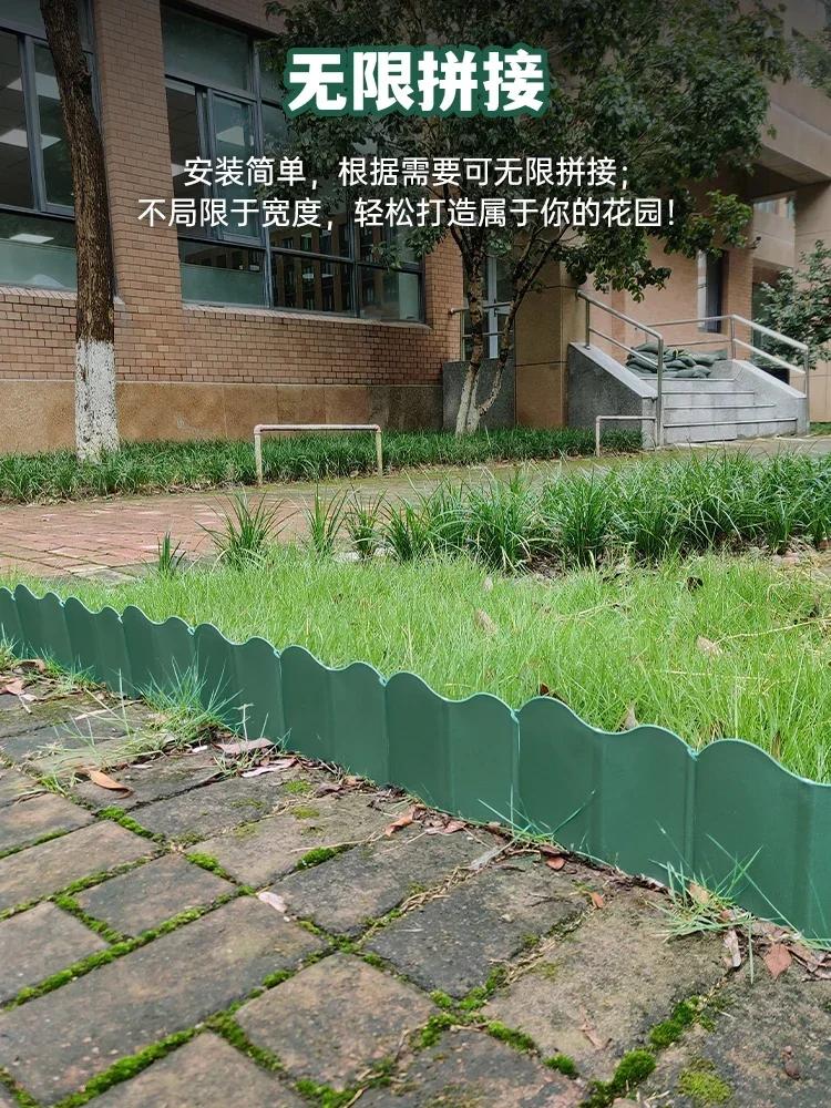 Clôture de Jardin Extérieur Cour Balcon Pot de Fleurs Séparation Décoration Plastique Assemblable Anticorrosif Panneau de Soutien Clôture