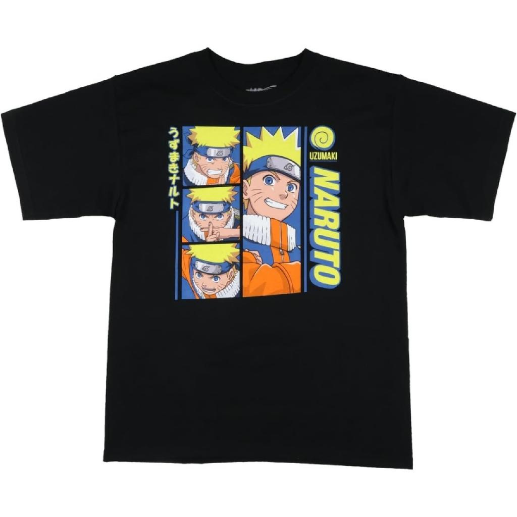 Naruto Uzumaki T-Shirt Boy's Hand Seals Short Sleeve Graphic Tee