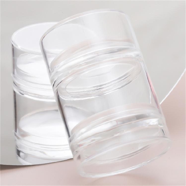 Jelly Clear Nail Stamper Nail Scrapers Silicone Nail Art Stamper Nail Stamping Kits DIY Nail Art Tools Nail Salon-Home