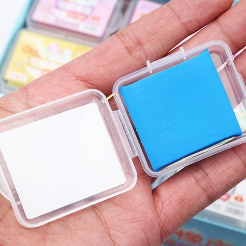 

W89C 12 Pieces/Set Drawing Erasers Kneaded Erasers Soft Moldable Eraser Artist Erasers Office School Supplies for Painting China Mainland