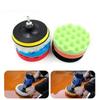 Polishing Pad Portable Foam Buffer Pads Self-adhesive Buffing Waxing Buffer Drill Wheel Polisher Removes Scratches Car Repair
