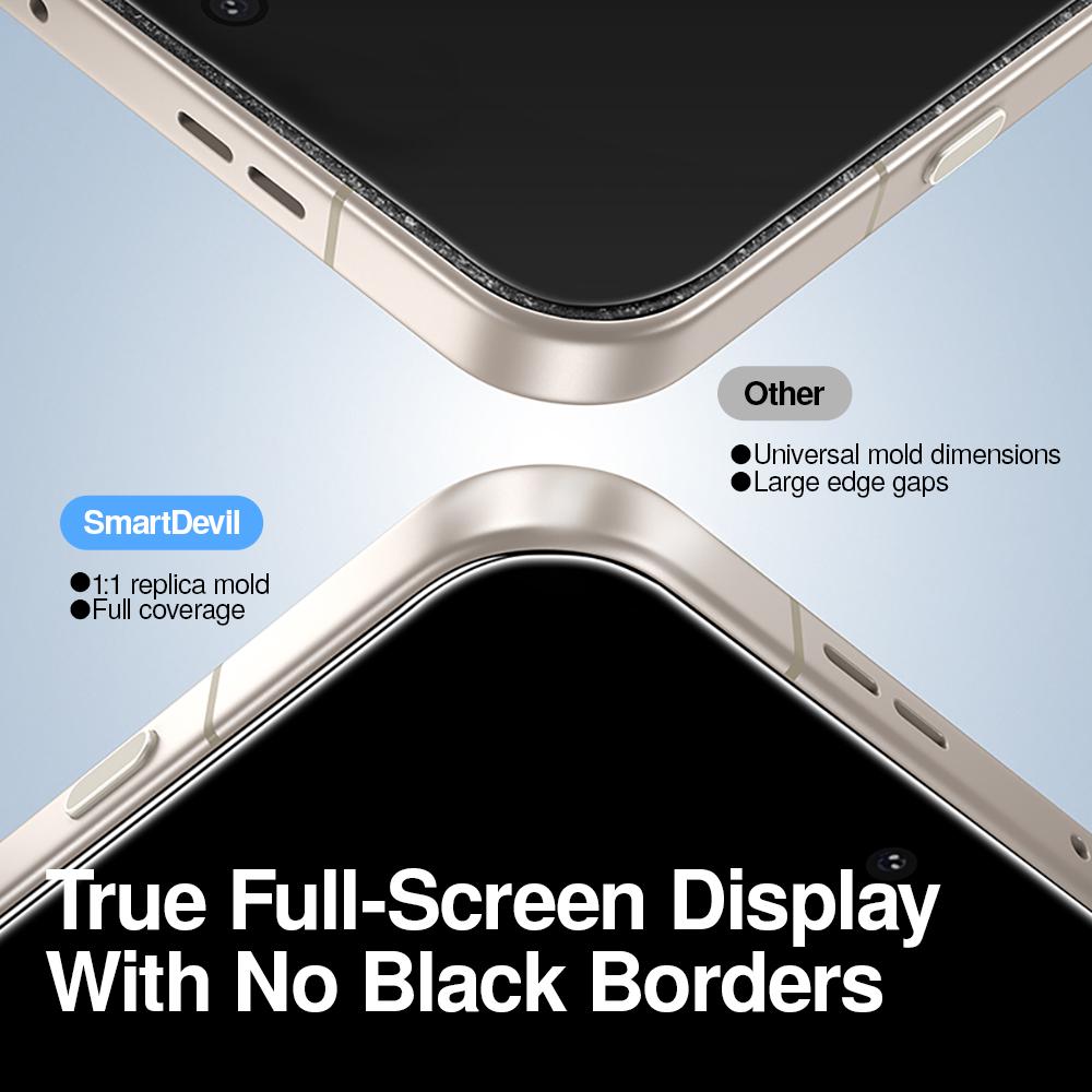 SmartDevil Dust-free Cabin Tempered Glass Film for OnePlus 15 Ace 6 HD Screen Protector for OnePlus Ace 5 Pro Anti-fingerprint 2