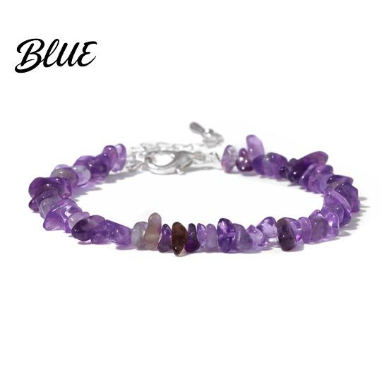 Durable Bracelet Women Irregular Beads Decor Adjustable Length Non-fading Wrist