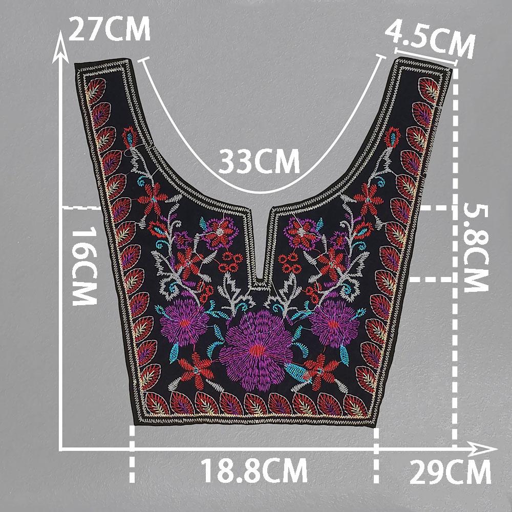Sewing Diy Lace Ethnic Style Miao Embroidery Clothing Apparel Accessories Performance Costume Accessories Lace Embroidery Embroidery