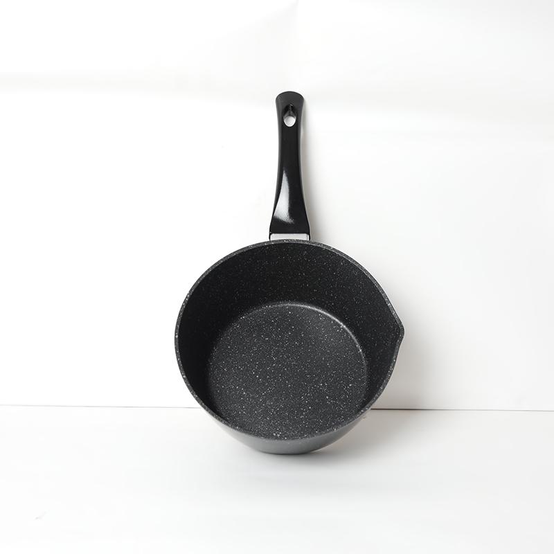 Non-Stick Maifan Stone Milk Pan with Handle - Small Soup & Noodle Pot for Induction Cookers