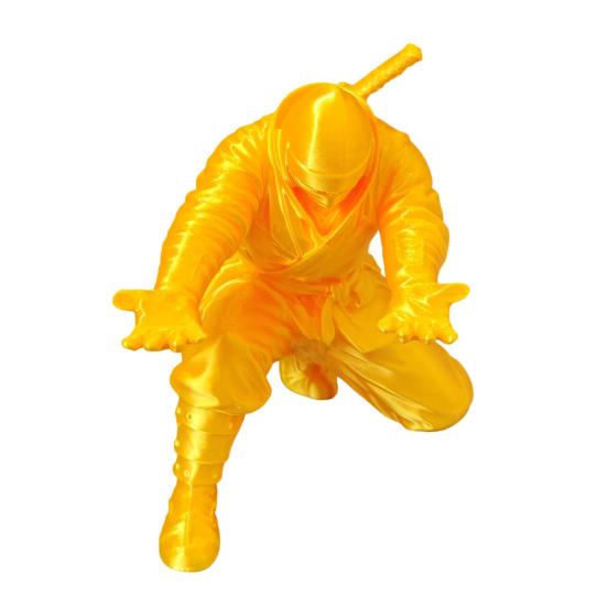

Yousheng Ninja Pen Holder Desktop Decoration Kneeling Ninja Pencil Holder Cool 3D Printed Pen Stand Gift for Teens Boys Adults Office Desk Accessory