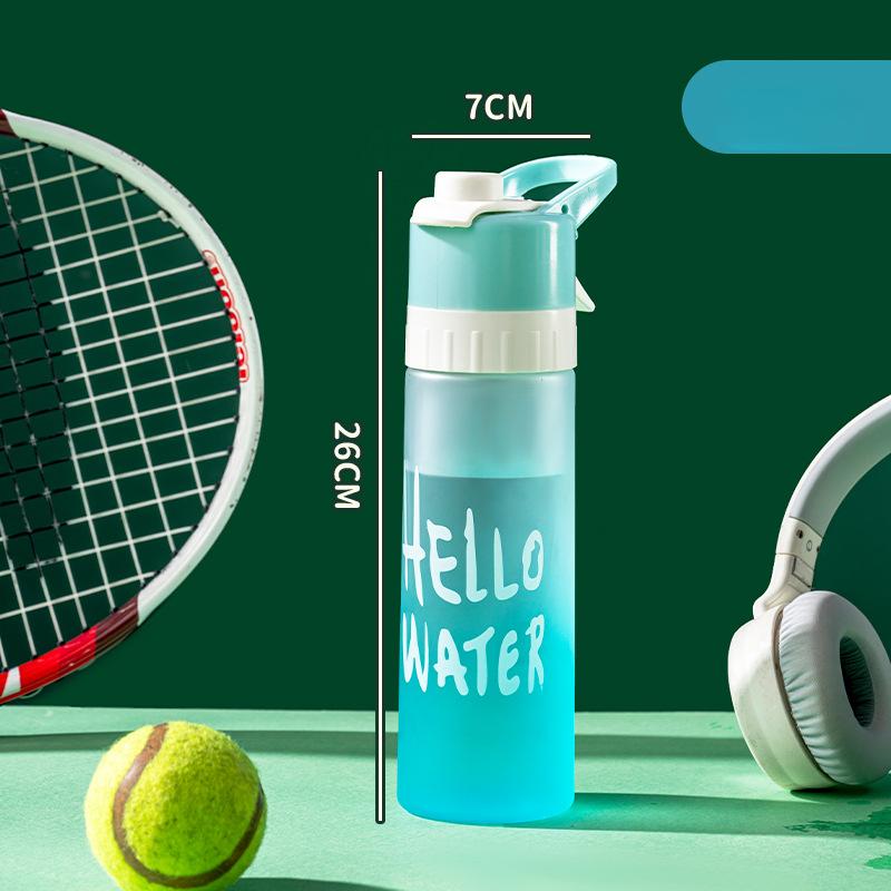 Spray Water Cup Large Capacity Men's and Women's Sports Food Grade Student Cooling Portable Kettle Jet Spray Cup