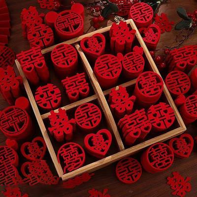 Wedding Bed Mini Hand Throwing Wedding Letter Wedding Room Decoration Throwing Creative Wedding Fruit Plate Wedding Stairs Little Happiness Child