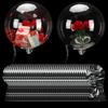 40 Pack Valentine's Day Large Clear Balloons for Stuffing Pre Stretched Extra Wide Mouth Bobo Balloons Fillable Helium Transparent Balloon for