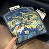 New old money wind chain neck scarf women's commuting versatile soft silk scarf neck protection shawl outer scarf