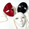 Zuiver witte masker Halloween mannen en vrouwen gala volledig gezicht feest verkleden cosplay