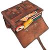 Vintage handgemachte Leder Reise Messenger Bag Büro Umhängetasche Laptop Aktentasche Computer College Satchel Tasche für Männer und Frauen