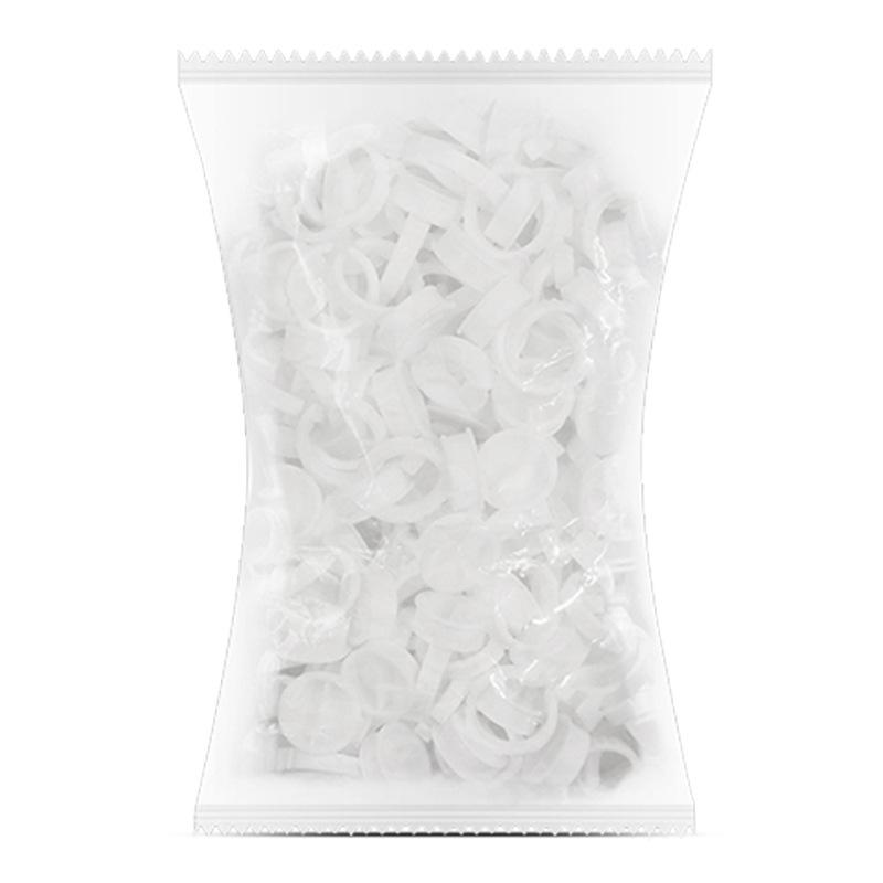 Large Semi-Permanent Tattoo Ring Cups & Eyelash Grafting Tool Set